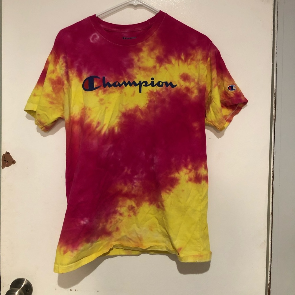 Tie Dye Champion shirt